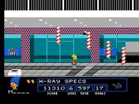 une photo d'Ã©cran de The Simpsons - Bart Vs The Space Mutants sur Nintendo Nes